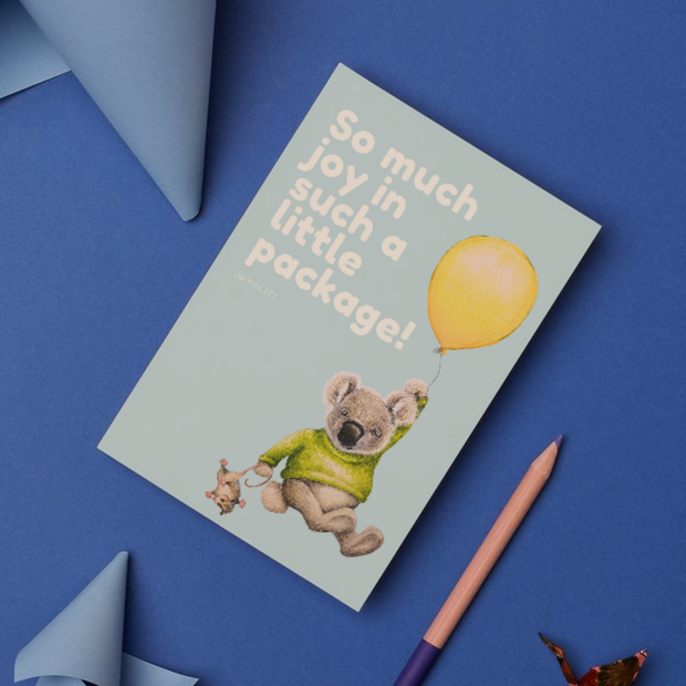 So Much Joy in a Little Package - Greeting Cards