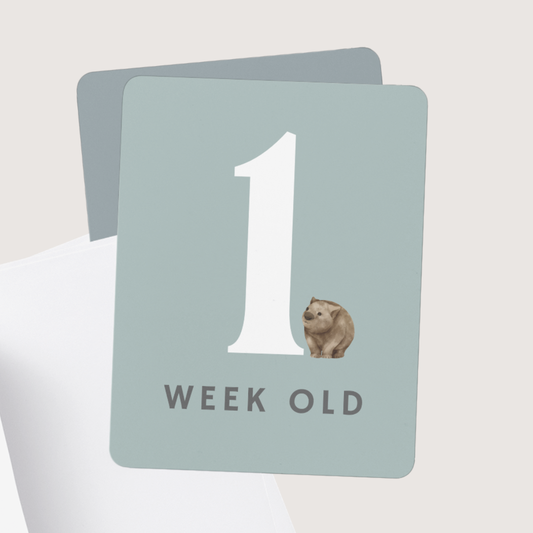 Baby Milestone Cards (Aussie Animals Edition)