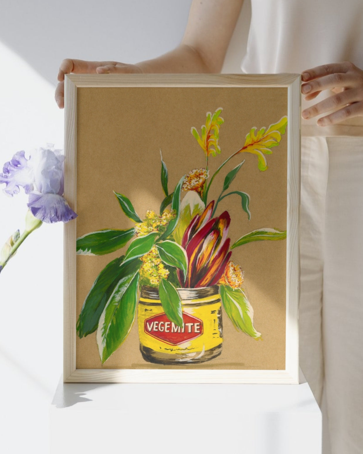 Vegemite & Blooms - Art Prints