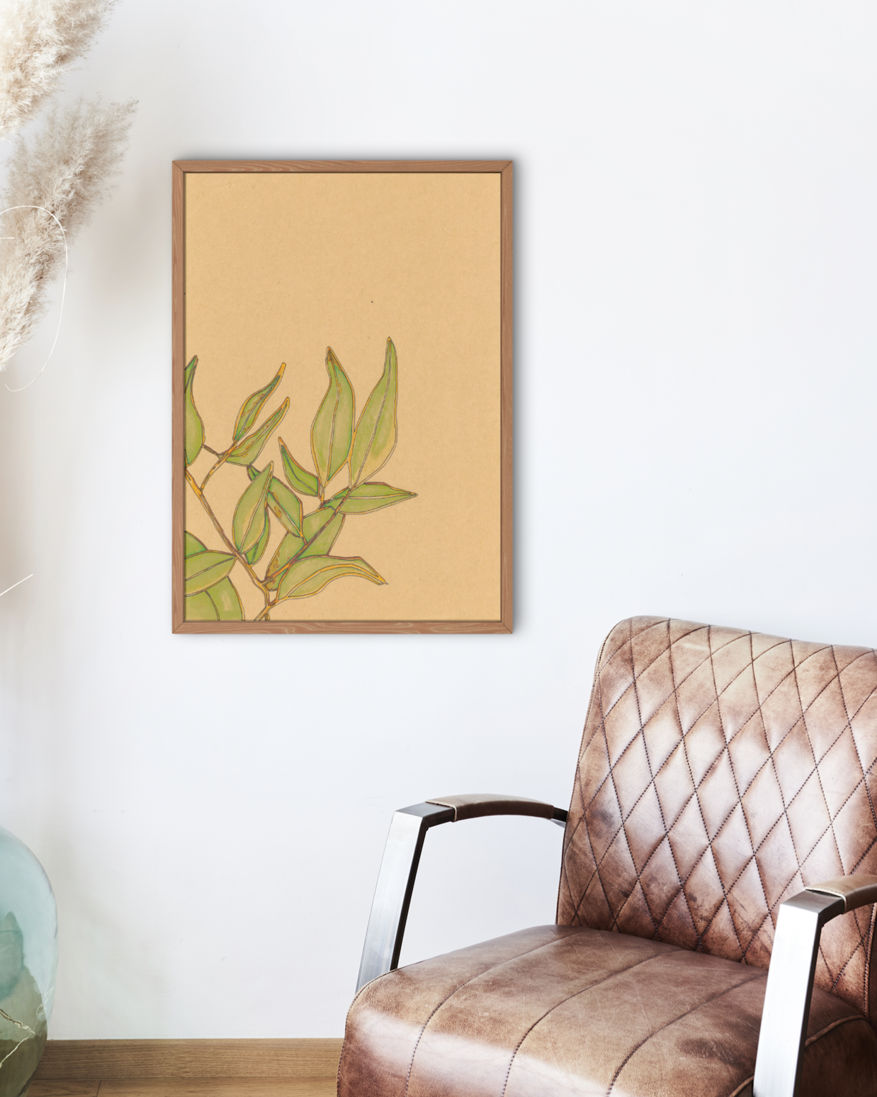 Gum Leaves Art Print
