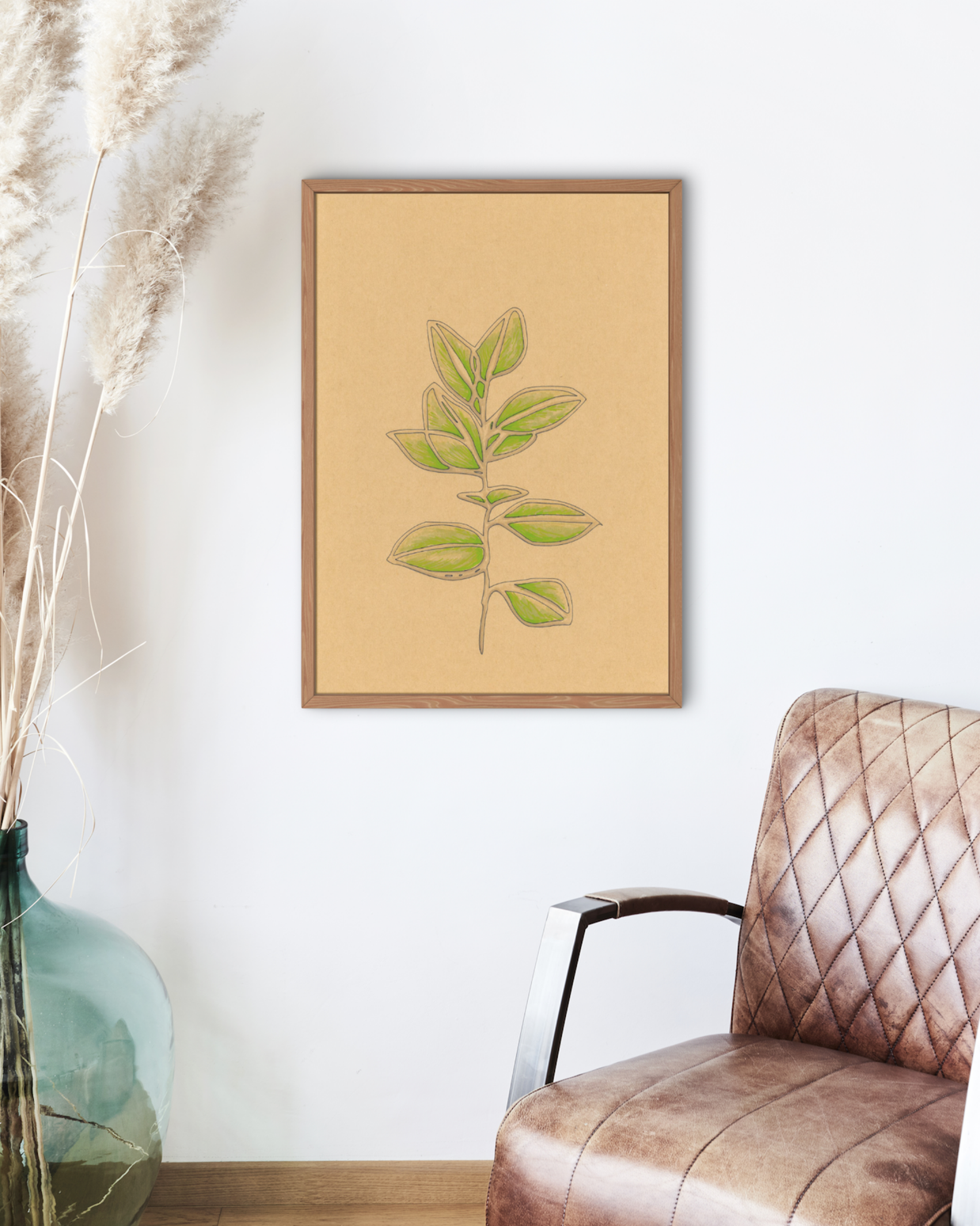 Gum Branch Art Print