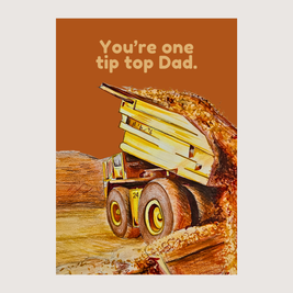 You're One Tip Top Dad - Greeting Card