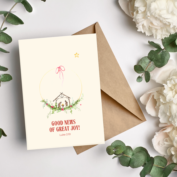 Greeting Card - Christmas Wreath