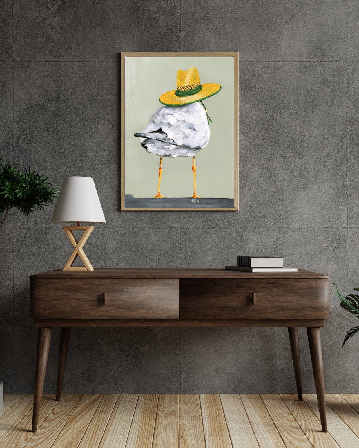 Sunny Seagull - Art Print