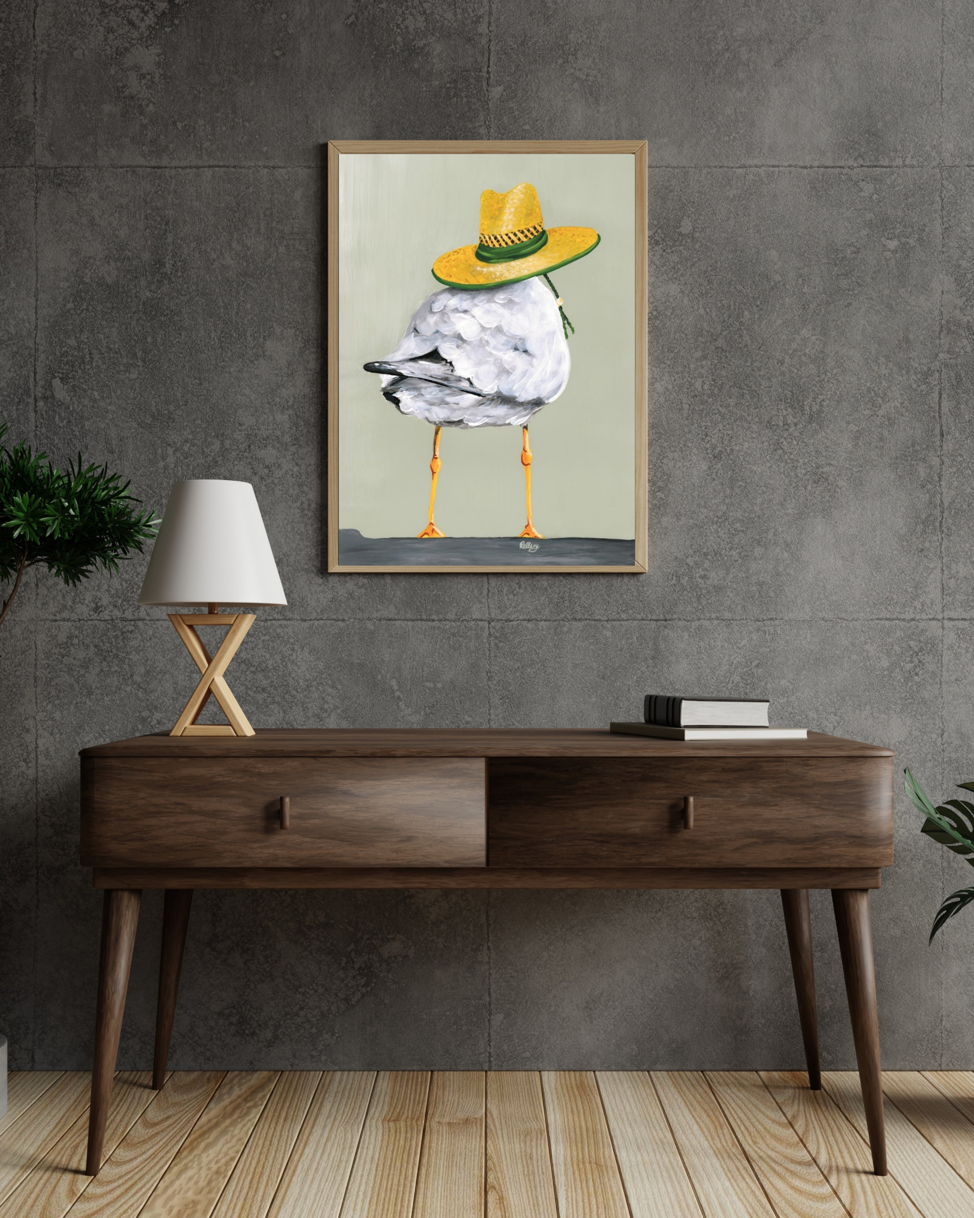 Sunny Seagull - Art Print