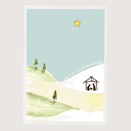 Greeting Card - Glory to the Newborn King
