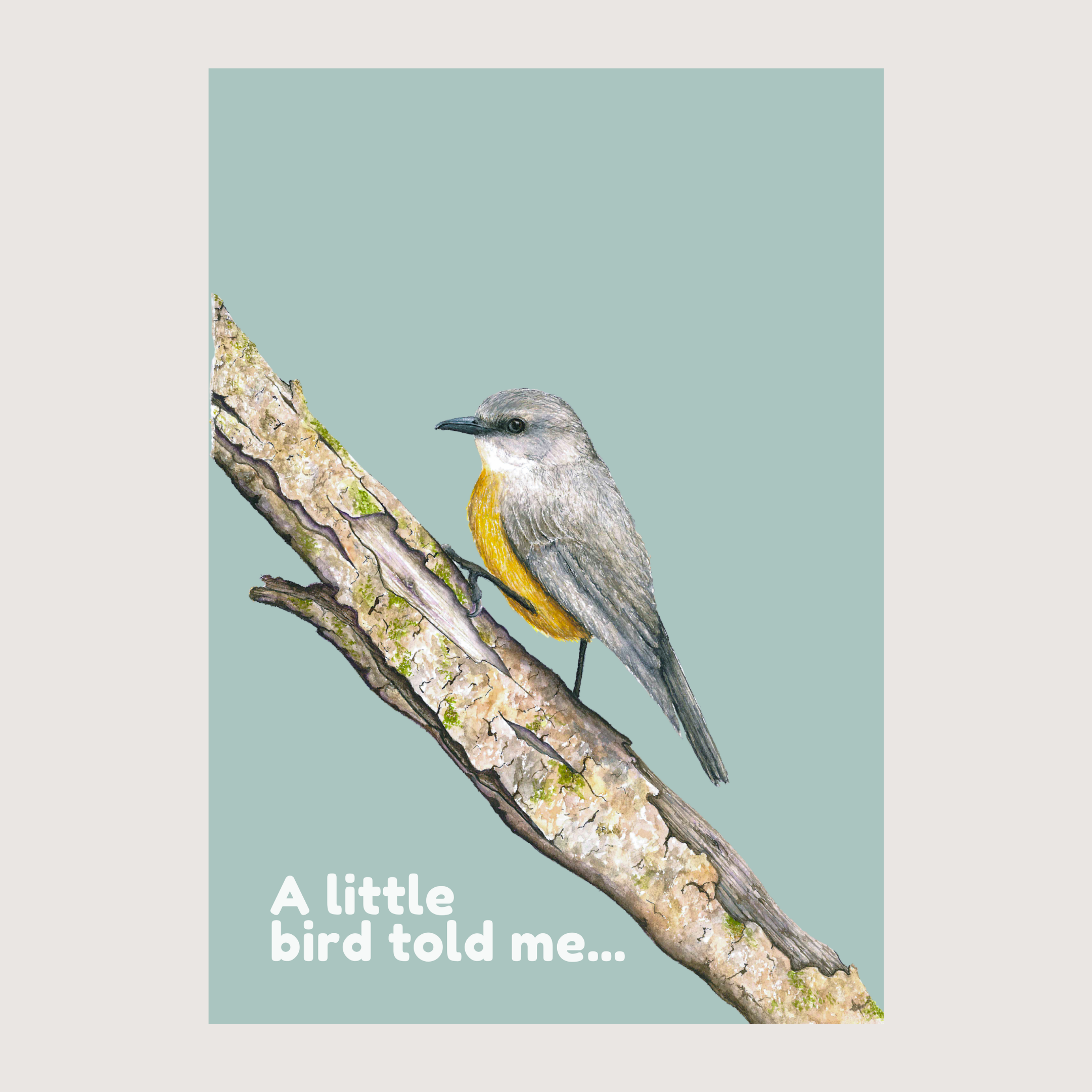 A Little Birdy Told Me - Greeting Cards