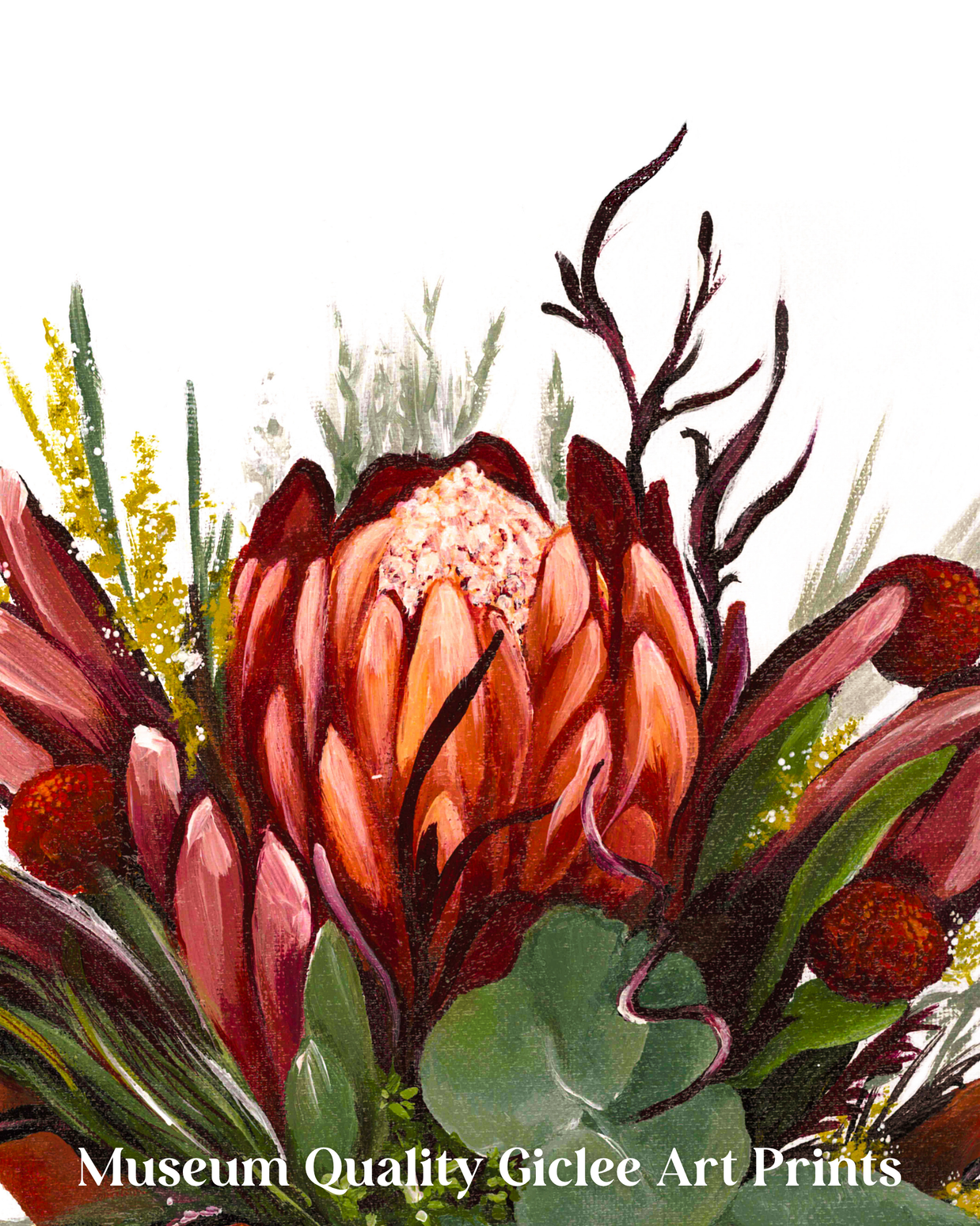 Drip Coffee & Blooms Art Print