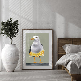 Stacey Seagull - Art Print