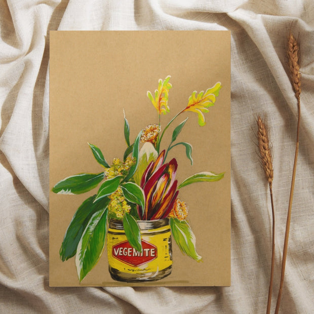 Vegemite & Blooms - Art Prints