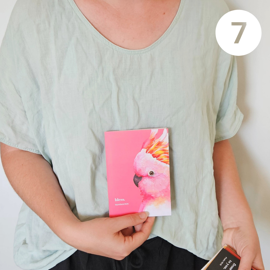 Greeting Card - Bless. Numbers 6:24