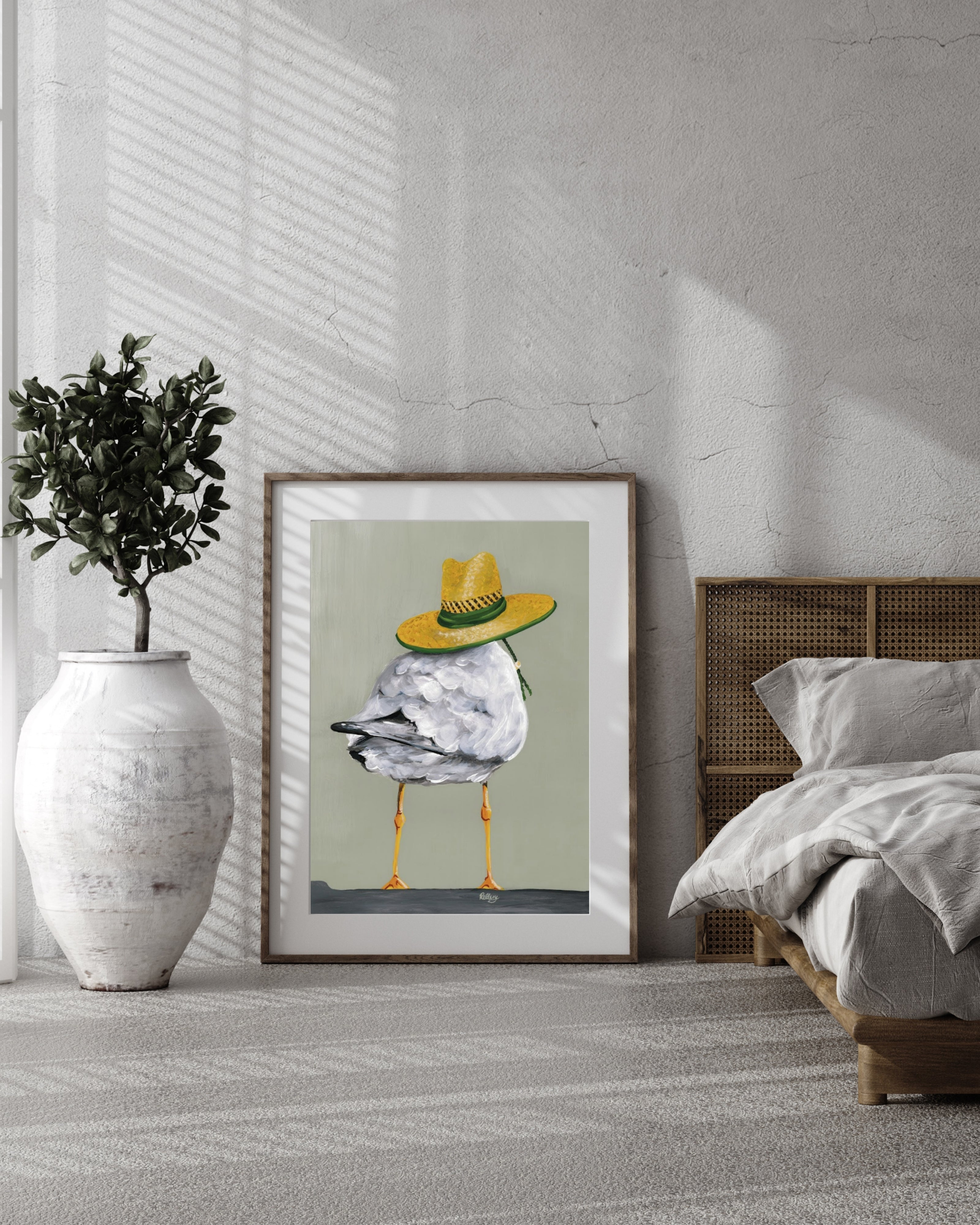 Sunny Seagull - Art Print