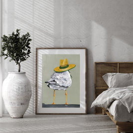 Sunny Seagull - Art Print