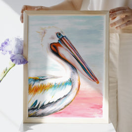 Percival Pelican - Art Print