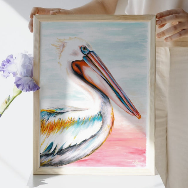 Percival Pelican - Art Print