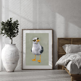Spike Seagull - Art Print