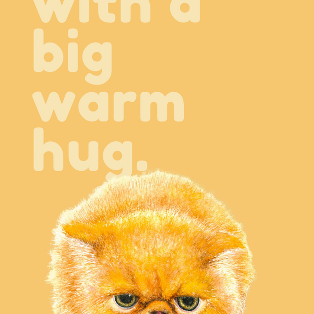 Big Warm Hug - Greeting Cards
