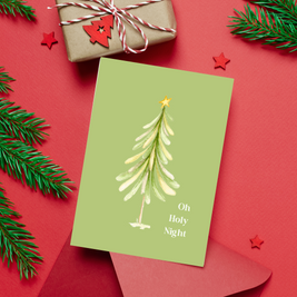 Greeting Card - Oh Holy Night