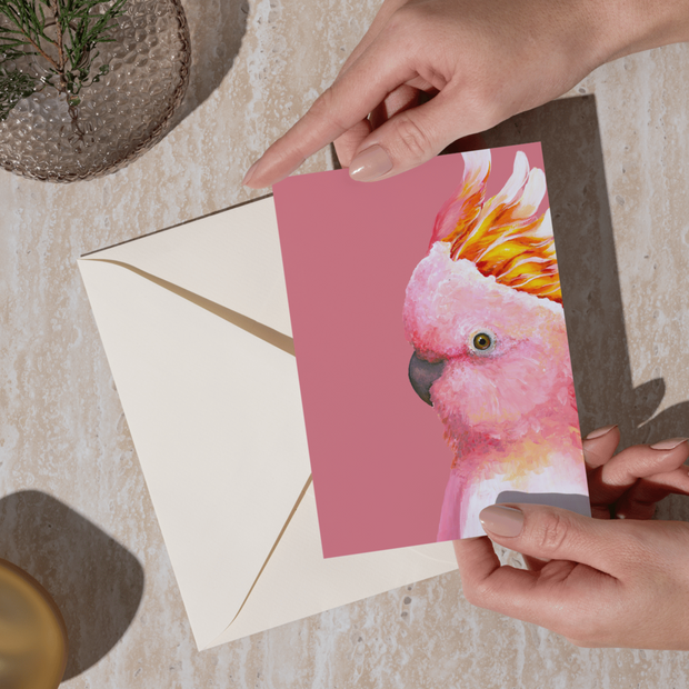 Greeting Card - Plain Galah