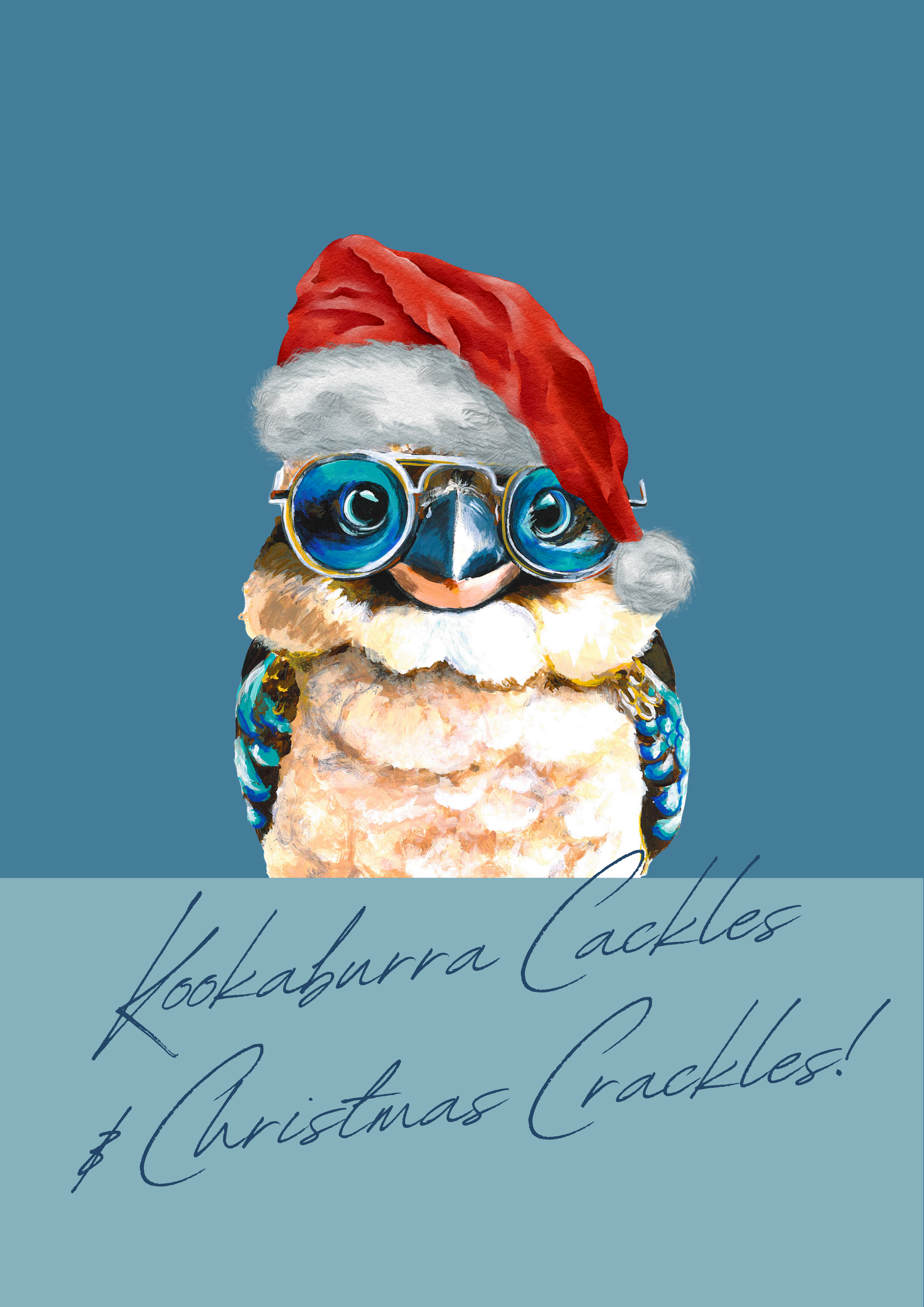 Greeting Card - Christmas Kookaburra