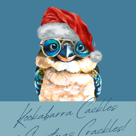 Greeting Card - Christmas Kookaburra