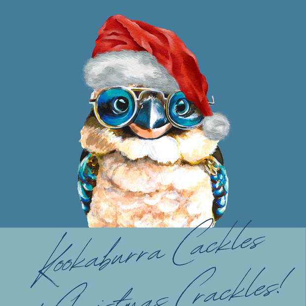 Greeting Card - Christmas Kookaburra