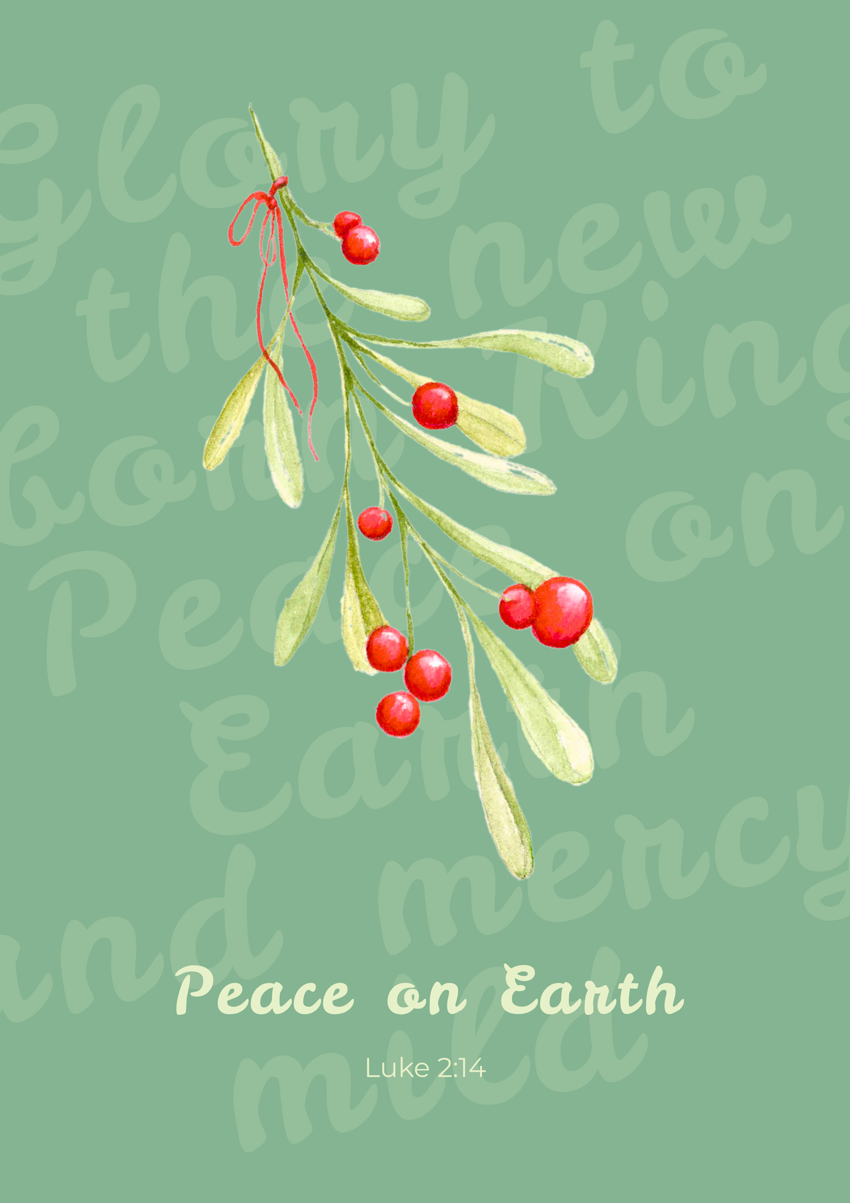 Greeting Card - Christmas Peace