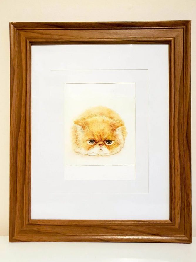 Grumpy Cat Art Print