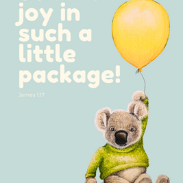 So Much Joy in a Little Package - Greeting Cards