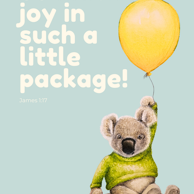 So Much Joy in a Little Package - Greeting Cards