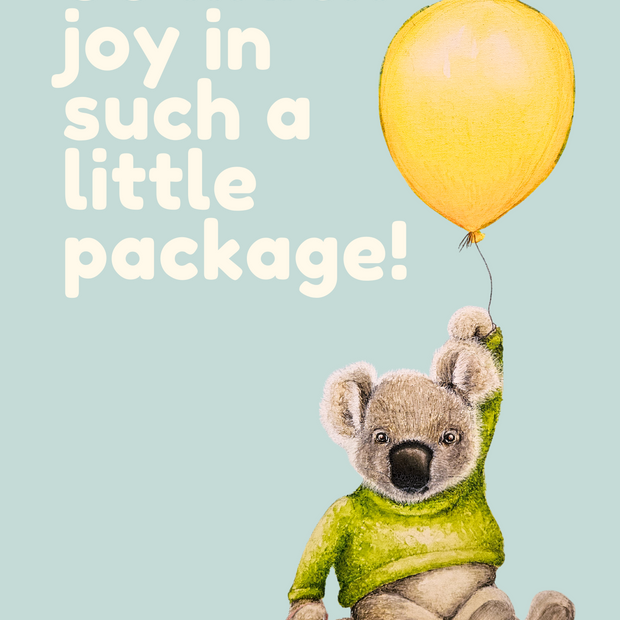So Much Joy in a Little Package - Greeting Cards