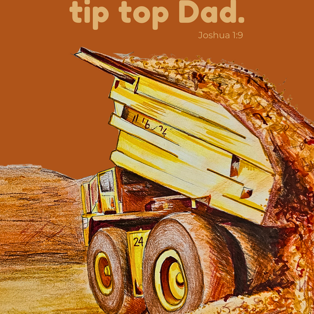 You're One Tip Top Dad - Greeting Card