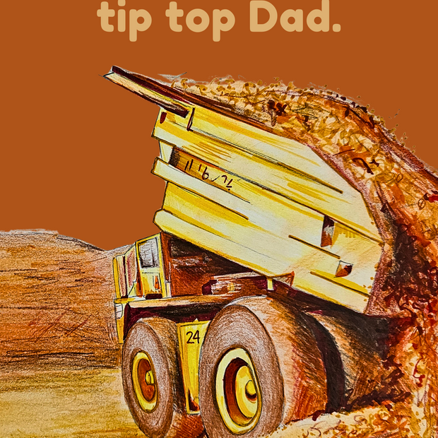 You're One Tip Top Dad - Greeting Card