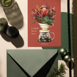 Greeting Card - A Whole Lot of Love. Philippians 1:3