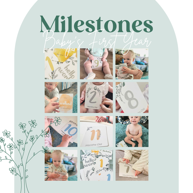 Baby Milestone Cards (Peach Fuzz Edition)