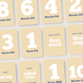 Baby Milestone Cards (Sunshine Edition)