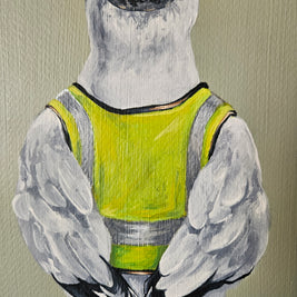 Supervisor Bob Seagull - Art Print