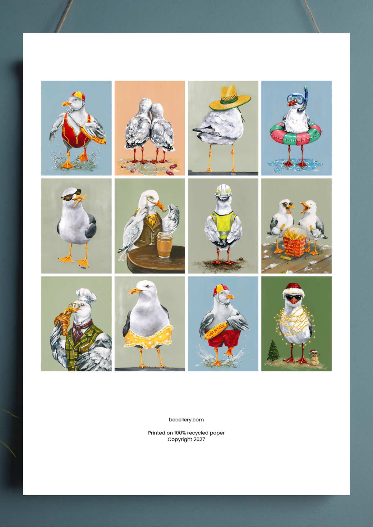 2027 Calendar Gulls - Art Calendar