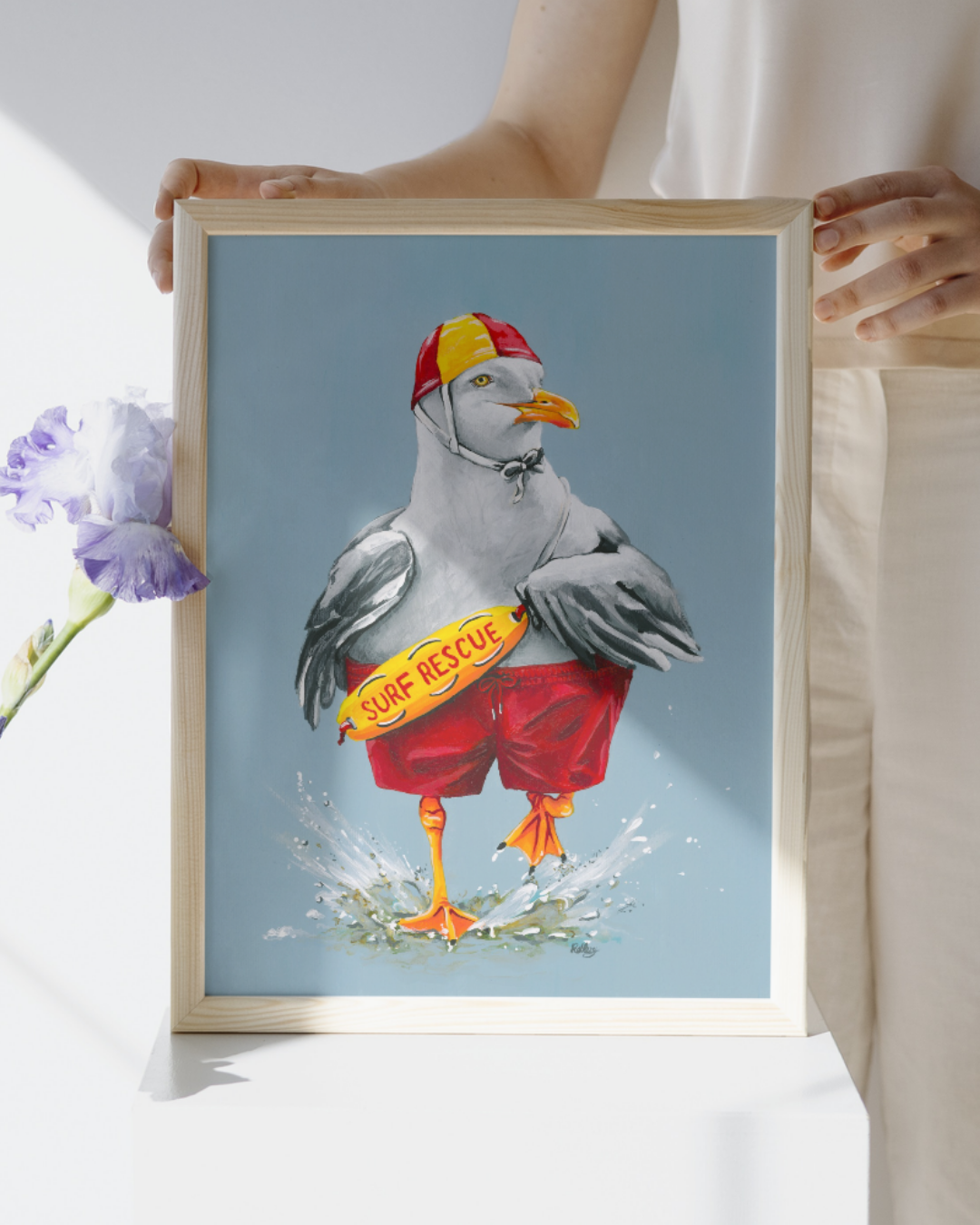 Bondi Beak Seagull - Art Print