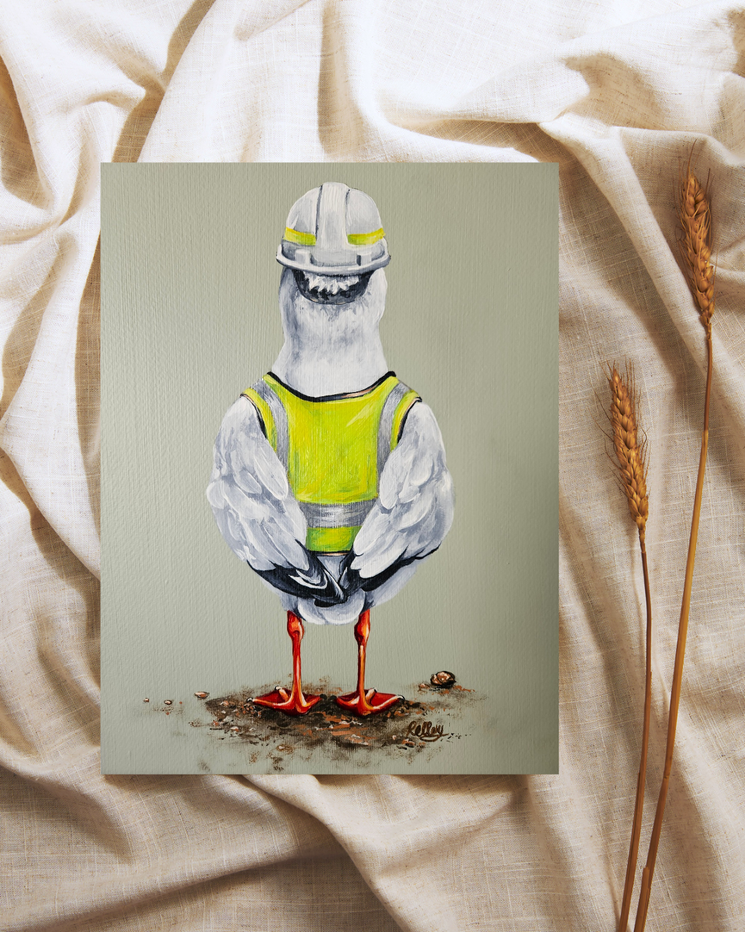 Supervisor Bob Seagull - Art Print