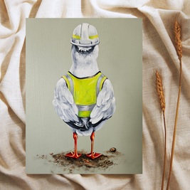 Supervisor Bob Seagull - Art Print