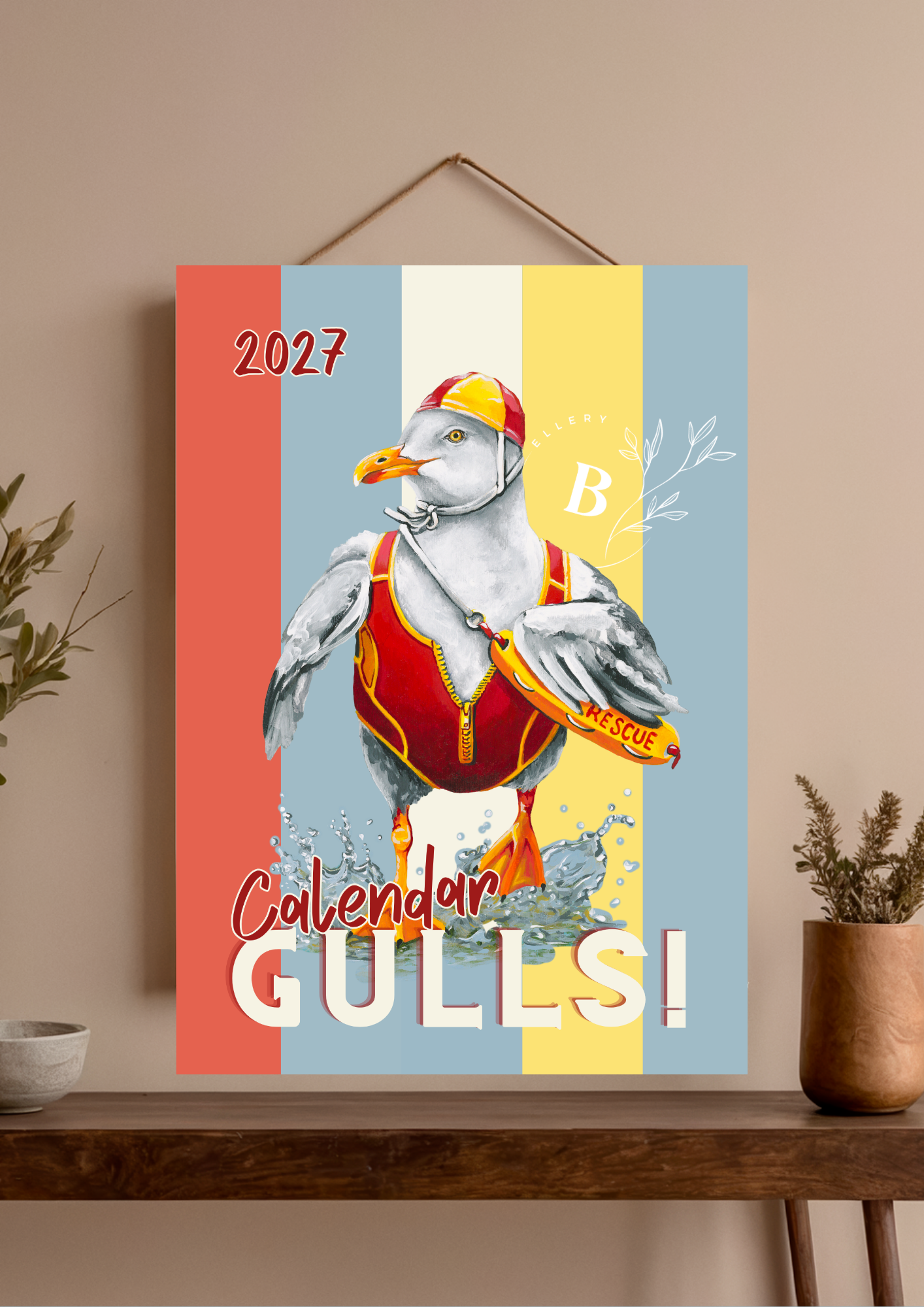 2027 Calendar Gulls - Art Calendar